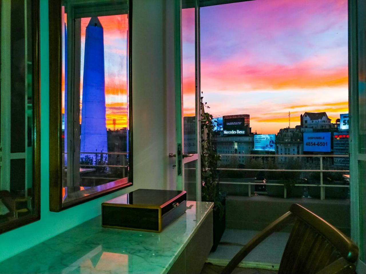 부에노스아이레스 Penthouse Frente Al Obelisco Con Terraza 아파트 외부 사진